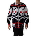 Skull Cross Kids  Hooded Windbreaker