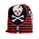 Skull Cross Drawstring Pouch (XXL)