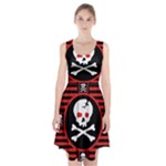 Skull Cross Racerback Midi Dress