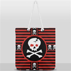 Full Print Rope Handle Tote (Large) 