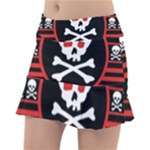 Skull Cross Tennis Skirt