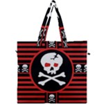 Skull Cross Canvas Travel Bag