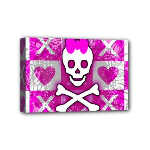 Skull Princess Mini Canvas 6  x 4  (Stretched) from ArtsNow.com