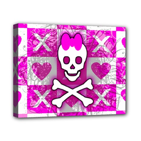 Skull Princess Canvas 10  x 8  (Stretched) from ArtsNow.com