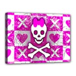 Skull Princess Canvas 16  x 12  (Stretched)