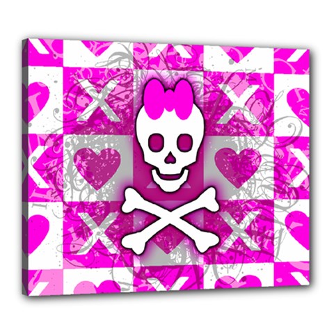 Skull Princess Canvas 24  x 20  (Stretched) from ArtsNow.com