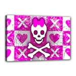 Skull Princess Canvas 18  x 12  (Stretched)