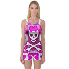 One Piece Boyleg Swimsuit 