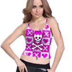 Skull Princess Spaghetti Strap Bra Top