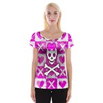 Skull Princess Cap Sleeve Top