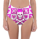 Skull Princess Reversible High-Waist Bikini Bottoms