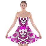 Skull Princess Strapless Bra Top Dress