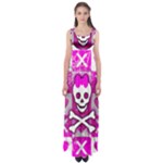 Skull Princess Empire Waist Maxi Dress