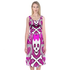 Skull Princess Midi Sleeveless Dress from ArtsNow.com