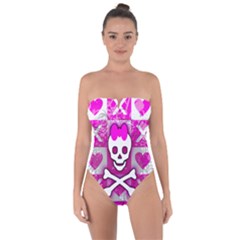 Tie Back One Piece Swimsuit 