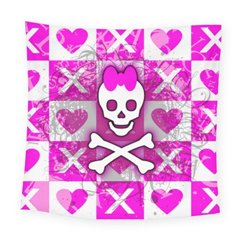 Skull Princess Square Tapestry (Large) from ArtsNow.com