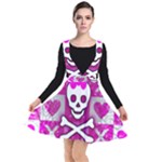 Skull Princess Plunge Pinafore Dress