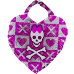 Skull Princess Giant Heart Shaped Tote