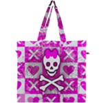 Skull Princess Canvas Travel Bag