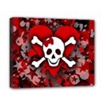 Skull Romance  Canvas 10  x 8  (Stretched)