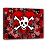 Skull Romance  Canvas 16  x 12  (Stretched)