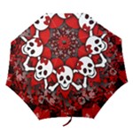 Skull Romance  Folding Umbrella