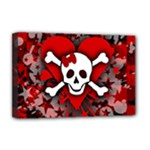 Skull Romance  Deluxe Canvas 18  x 12  (Stretched)