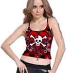 Skull Romance  Spaghetti Strap Bra Top