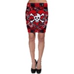 Skull Romance  Bodycon Skirt