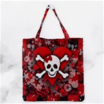 Skull Romance  Grocery Tote Bag