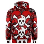 Skull Romance  Men s Pullover Hoodie