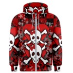 Skull Romance  Men s Zipper Hoodie