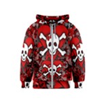 Skull Romance  Kids  Zipper Hoodie