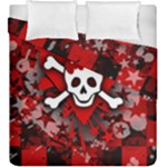 Skull Romance  Duvet Cover Double Side (King Size)