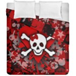 Skull Romance  Duvet Cover Double Side (California King Size)