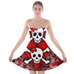 Skull Romance  Strapless Bra Top Dress