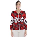 Skull Romance  Women s Windbreaker