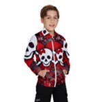 Skull Romance  Kids  Windbreaker