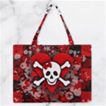 Skull Romance  Zipper Medium Tote Bag