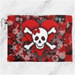 Skull Romance  Canvas Cosmetic Bag (XXL)