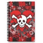 Skull Romance  5.5  x 8.5  Notebook