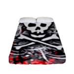 Skull Splatter Fitted Sheet (Full/ Double Size)