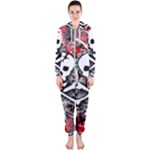 Skull Splatter Hooded Jumpsuit (Ladies)