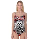 Skull Splatter Camisole Leotard 