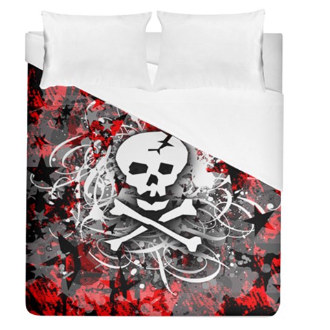 Skull Splatter Duvet Cover (Queen Size) from ArtsNow.com