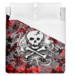 Skull Splatter Duvet Cover (Queen Size)