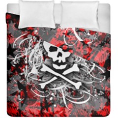 Skull Splatter Duvet Cover Double Side (King Size) from ArtsNow.com