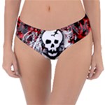 Skull Splatter Reversible Classic Bikini Bottoms