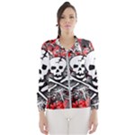 Skull Splatter Women s Windbreaker