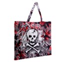 Zipper Large Tote Bag 